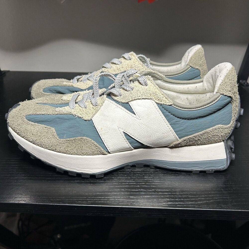 New Balance Blue and White Sneakers